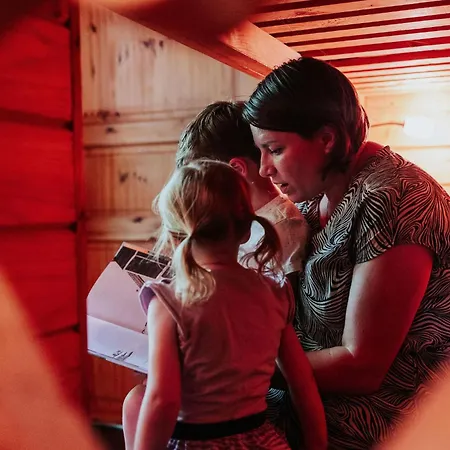 Sfeervol Houten Met Fijne Buitenruimte Op De Veluwe Epe
