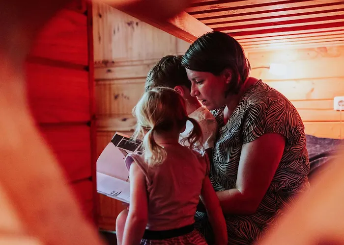 Sfeervol Houten Met Fijne Buitenruimte Op De Veluwe אפ