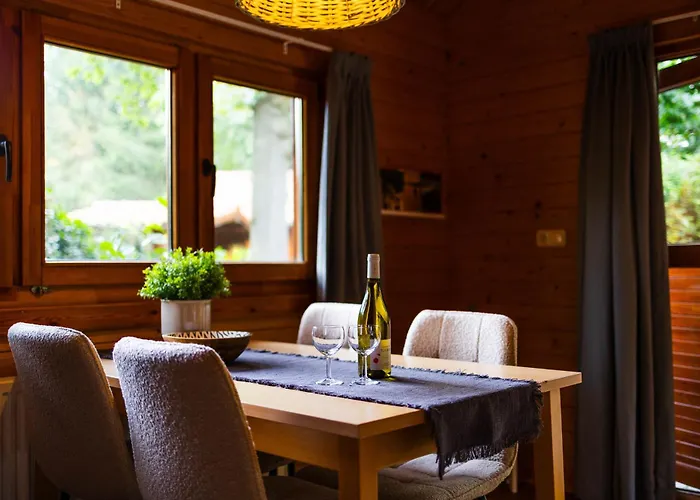 בית נופש Sfeervol Houten Met Fijne Buitenruimte Op De Veluwe *